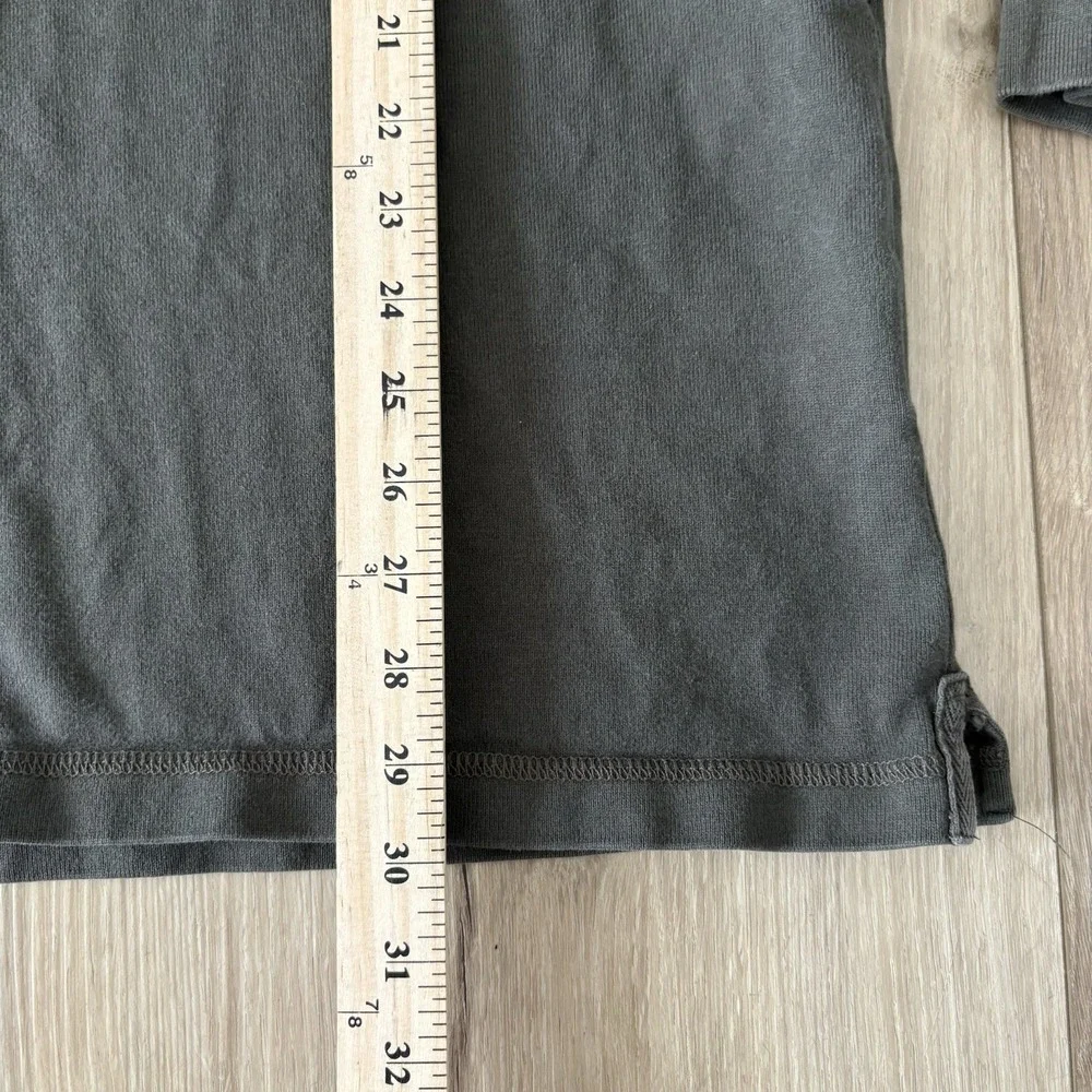 Eddie Bauer Men's Tall XL Green Pullover Mock Neck‎ Long Sleeve Cotton Outdoor - Picture 3 of 7